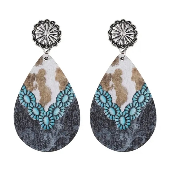 Double Sided Drop Earrings NWOT - Picture 5 of 5